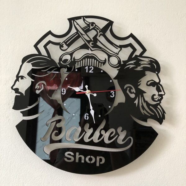 đồng hồ treo tường chủ đề barber